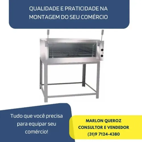 Forno Elétrico Venâncio a Gás Novo Padaria/Confeitaria