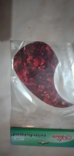 Escudo de violao adesivo vermelho