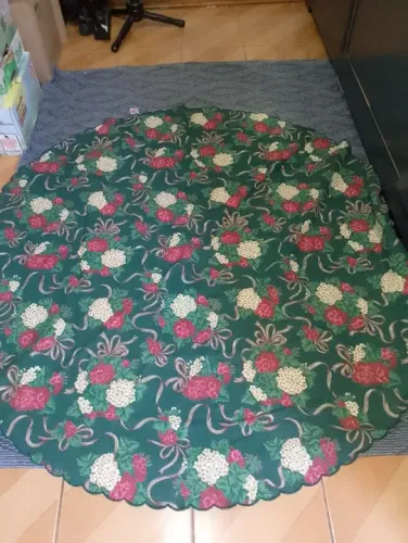 Toalha de Mesa Redonda Floral, NOVINHA USADA UMA VEZ SÓ