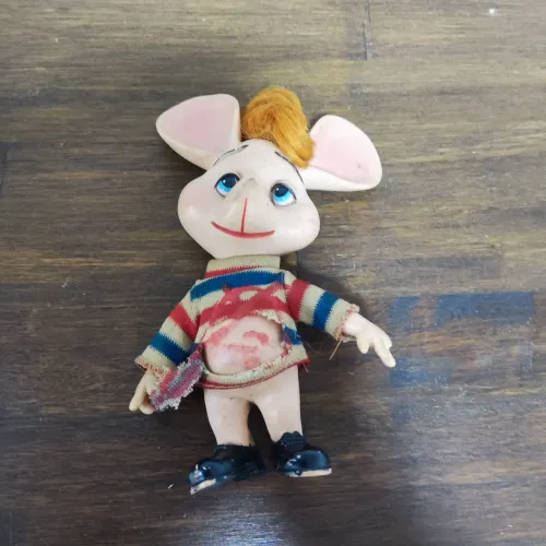 Boneco Topo Gigio anos 70