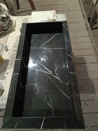 Nicho de banheiro em porcelanato 