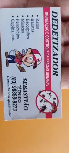 Trabalhamos com dedetização