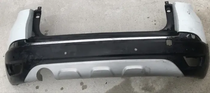 Parachoque Traseiro Renault Captur Friso Cromado Branco