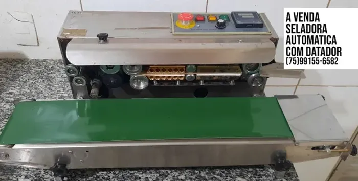 Vendo seladora automática com datadora para alimentos