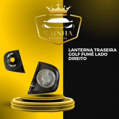 Lanterna Traseira Golf Fumê Lado Direito ( Tampa Mala