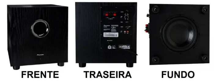 (DEFEITO) SUBWOOFER ATIVO PIONEER SW-8MK2 8" 100W