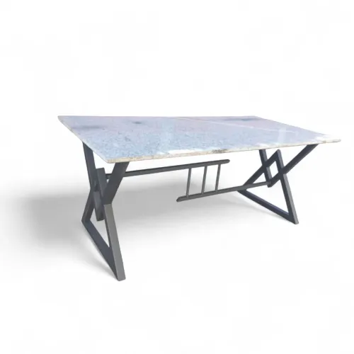 Mesa metálica super luxo