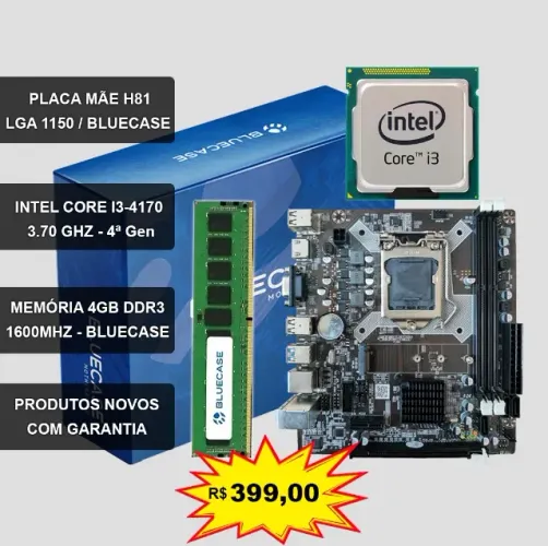 Kit Intel core i3 4170