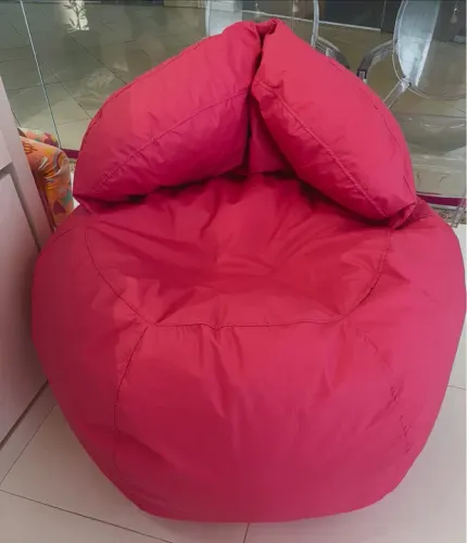 Puff bola com encosto