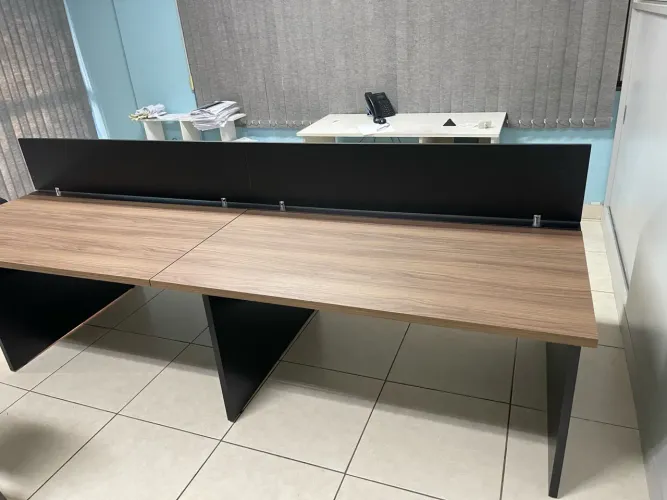 MESA ESTACAO DE TRABALHO 4 lugares - LOJA IKONMIXOFFICE