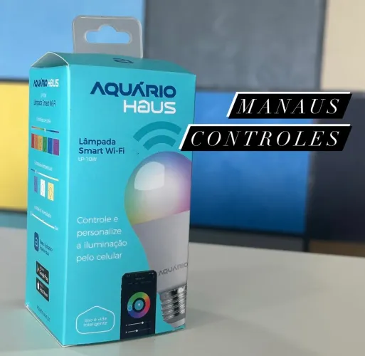 Lâmpada Smart Wi-Fi 2.4GHz Led RGB Ideal para Alexa