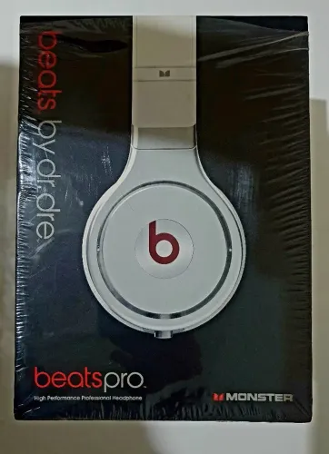 Fone Beats Pro by Dr Dre Branco Completo Impecável O Melhor Som Que Vc Vai Ouvir na Vida 