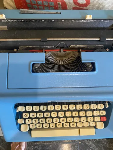 Máquina escrever antiga 