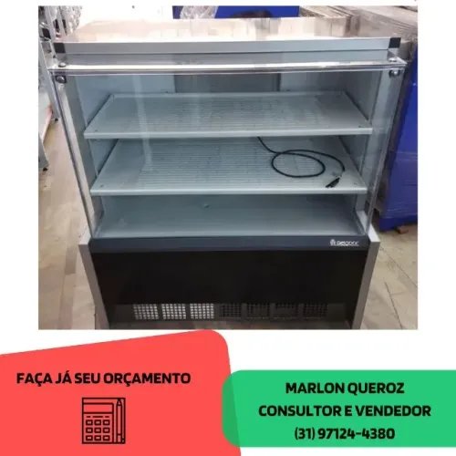 Balcão Refrigerado 1,10M Gelopar 2 Placas