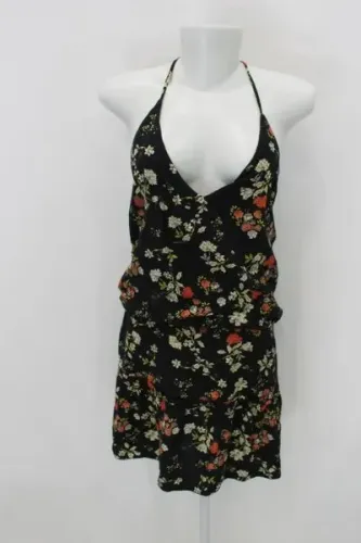 Vestido Animale feminino preto floral tam 36