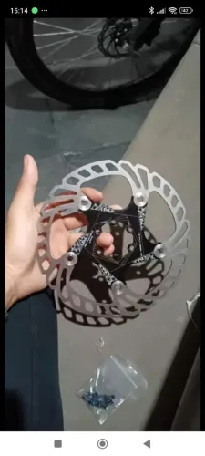 Disco de freio 180mm Zrace alumínio e aço top zero