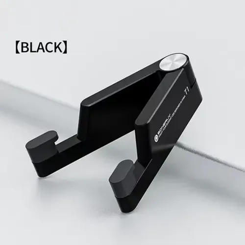 Suporte dobrável para celular e tablet.