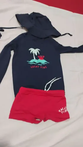 Conjunto de praia infantil - Vacay Time