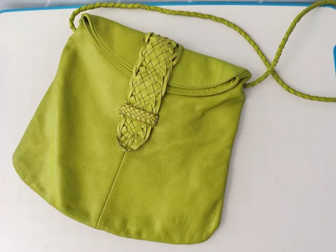 Bolsa de couro legítimo marca Datelli