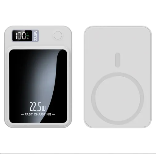 Carregador Portátil 10000 mah 22.5W para iPhone + capa magsafe