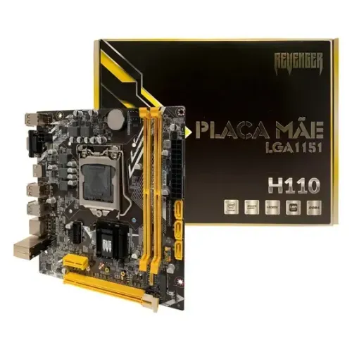 Placa Mãe Revenger G-H110, Socket LGA1151, Chipset Intel H110, DDR4, HDMI, Rede Gigabit, 