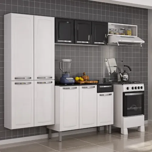 Cozinha Rose Completa Itatiaia - Entrega e montagem grátis p/ Fortaleza