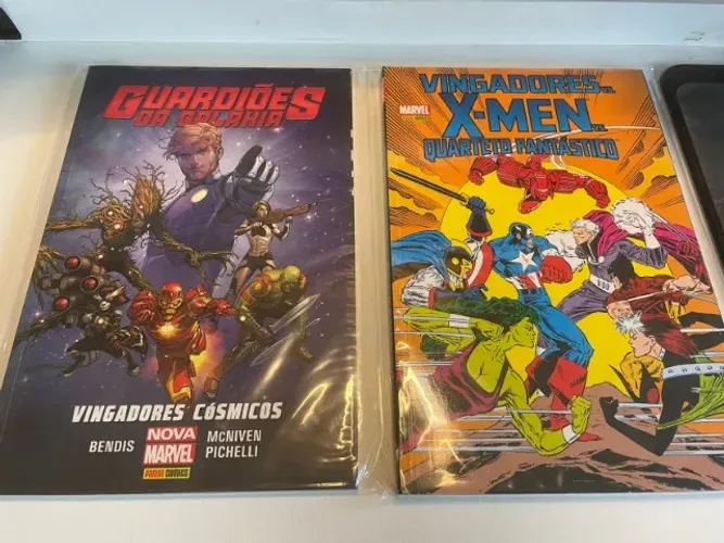 Hqs Marvel Vingadores X-men Quarteto Fantástico Guardiões