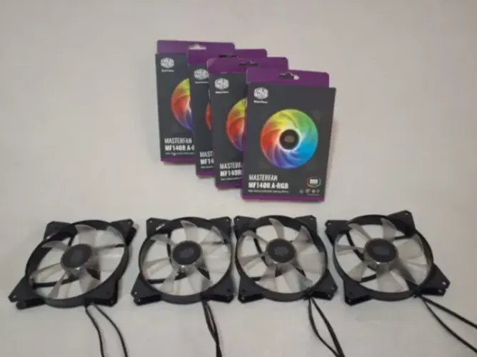 Kit 4x Masterfan MF140R Argb (140mm)