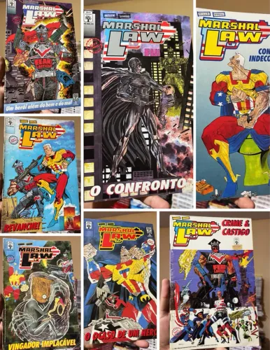 Marshal Law completo 1 ao 6 + edição especial Marshal Law crime e castigo
