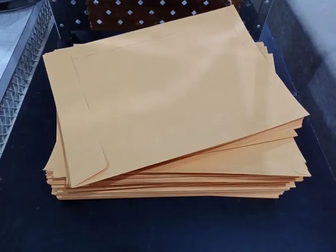 Lote de 250 Envelopes Kraft Ouro
