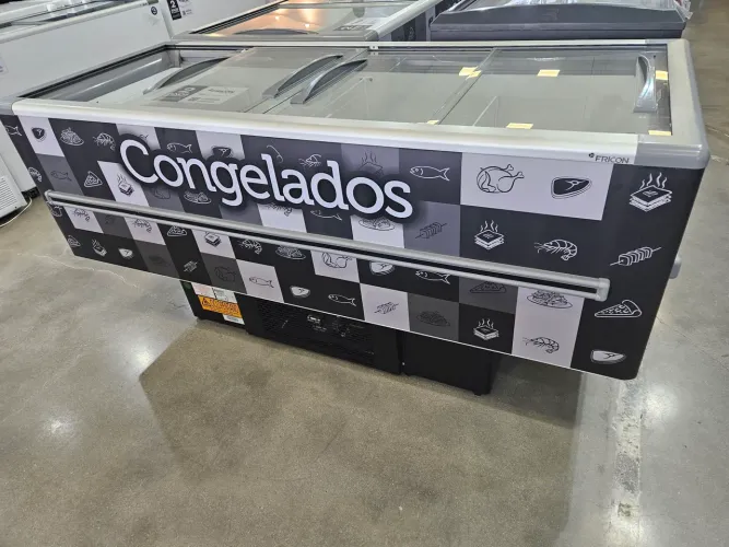 ilha de 568L para congelados Fricon - a pronta entrega