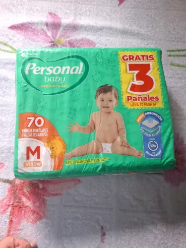 Fralda personal M 140 unidades 