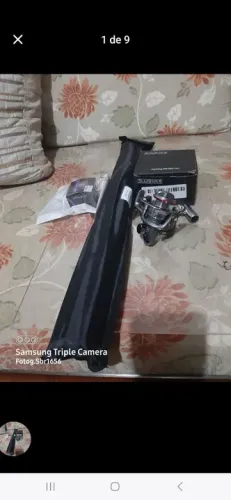 Kit de pesca ultra light vara 1,80 molinete 1000