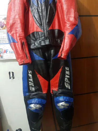 Macacão de couro para motociclismo Spyke
