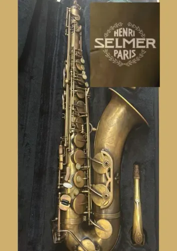 Avalio Sax de (-) parte pagto Sax Tenor Selmer Reference 54 Paris France