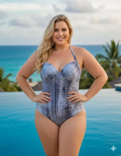 Maiô Plus Size Cinza - Tam G1