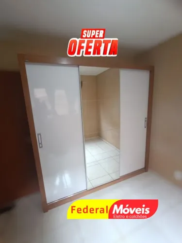 Guarda Roupa 3 Portas de Correr Novo - Prático e Moderno!