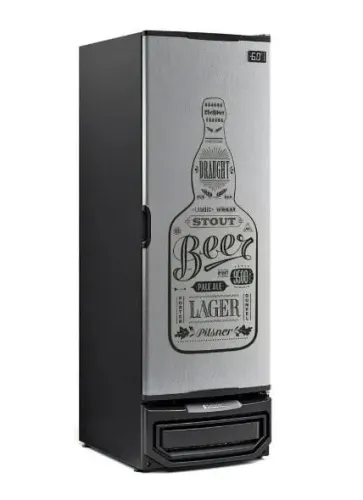 Cervejeira Vertical 570 litros porta tipo inox adesivada - Gelopar - Sadi