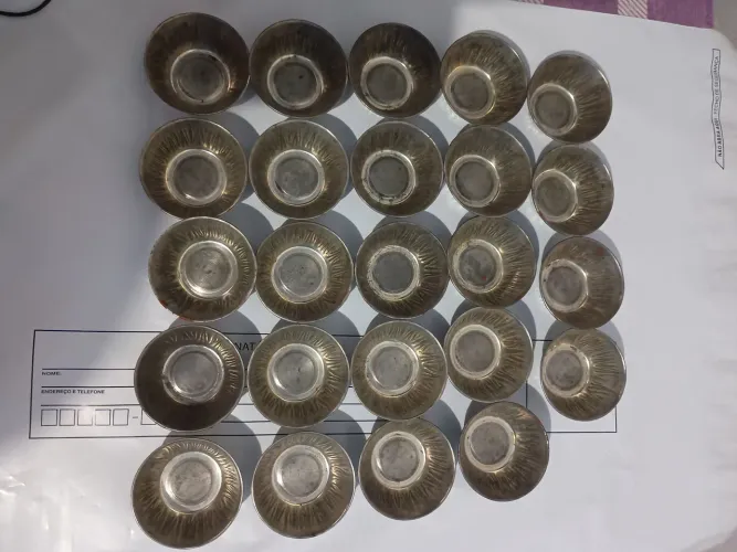 24 Formas para empadas ou cupcake  fundo 3cm / altura 2,5cm / boca 6cm