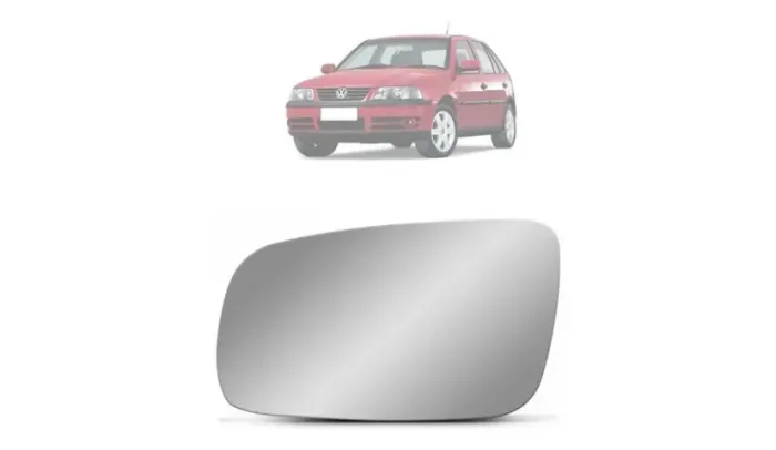 Lente Vidro Espelho Retrovisor para Gol Parati G3 G4 / Golf 2000 - 2006 / Bora
