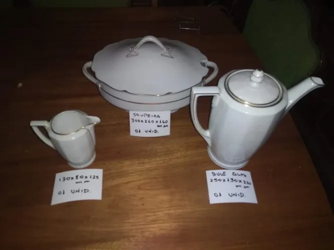 Conjunto de porcelas Schimidt 118 peças