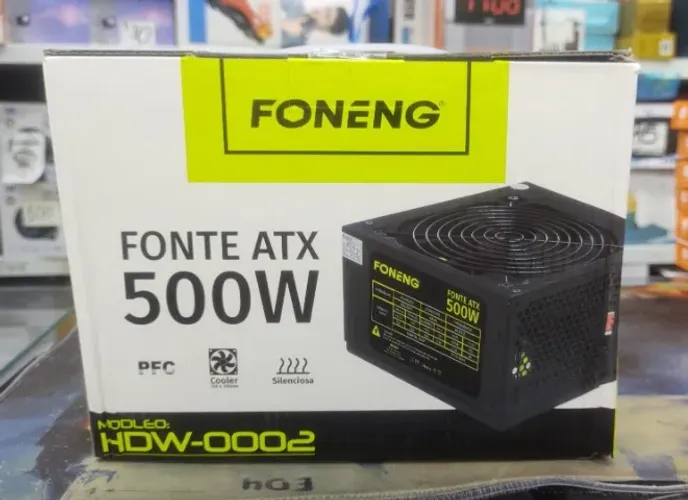 Fonte de PC 500W FONENG - ENTREGA GRATIS
