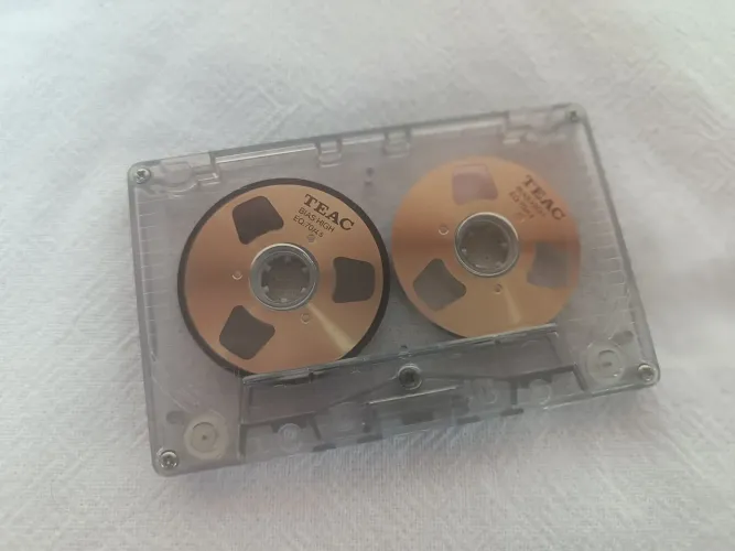 Fita k7 teac usada japan chrome