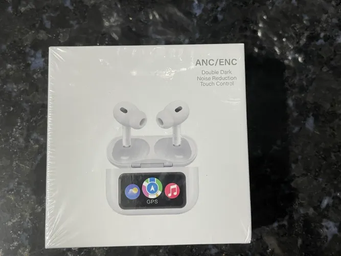 Fone Bluetooth Sem Fio Com Tela Touch Visor Multifunções Branco