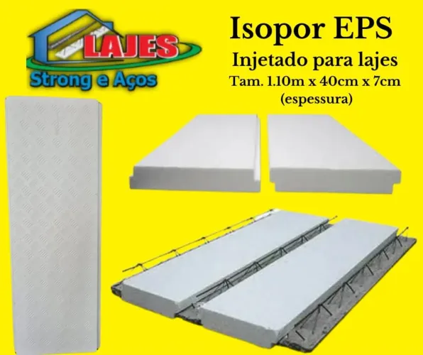 Isopor EPS para lajes
