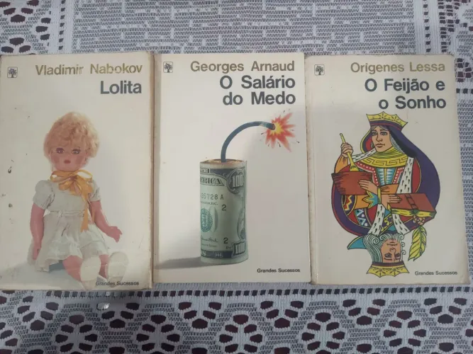 Livros: Feijão e o Sonho + O Salário do Medo + Lolita