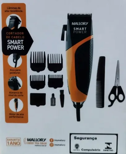 Máquina de Cortar Cabelo Mallory Smart Power