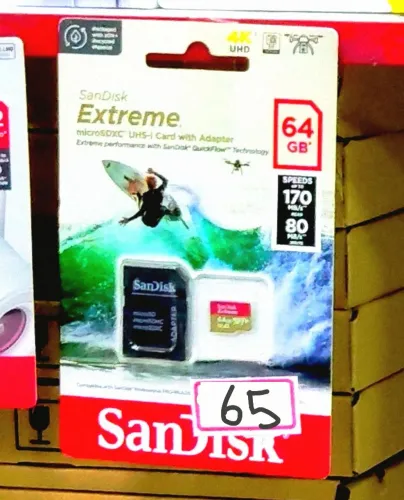 Cartão de Memória Sandisk 64 GB original