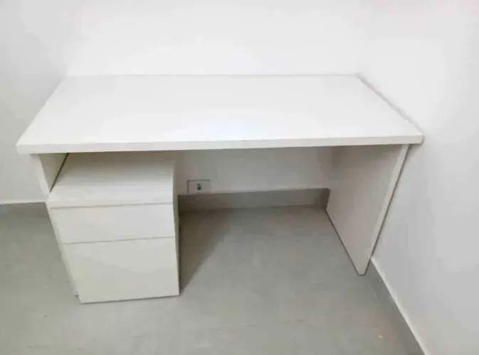 MESA RETA BRANCA* MARCENARIA PRÓPRIA *LEIA O ANÚNCIO