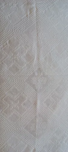 Colcha de cama vintage